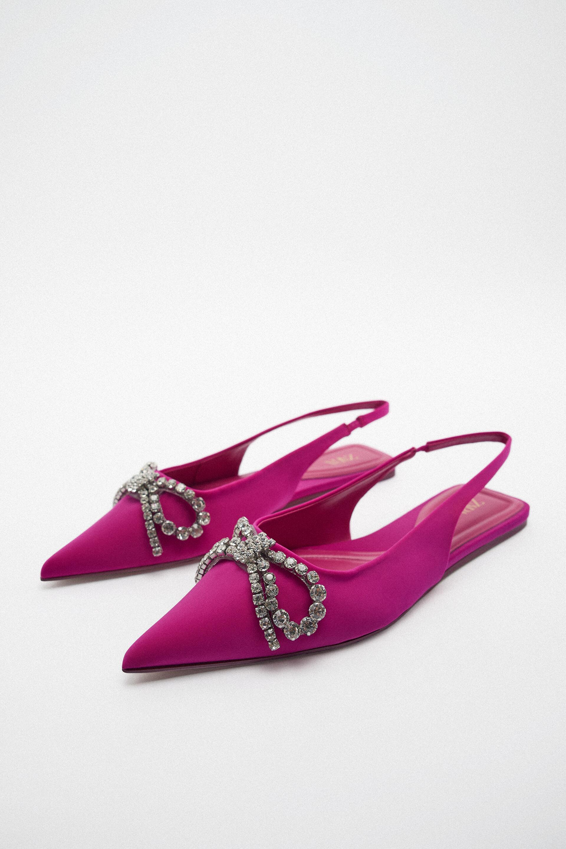 

Босоножки женские ZARA 12572010 розовые 37 RU (доставка из-за рубежа), 12572010