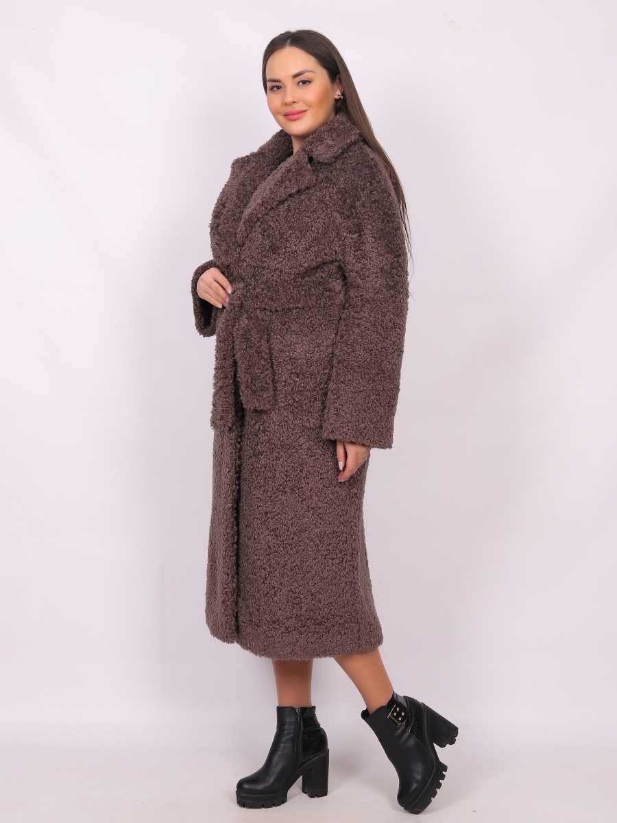 

Пальто женское Louren Wilton К-002-LW коричневое 44 RU, К-002-LW