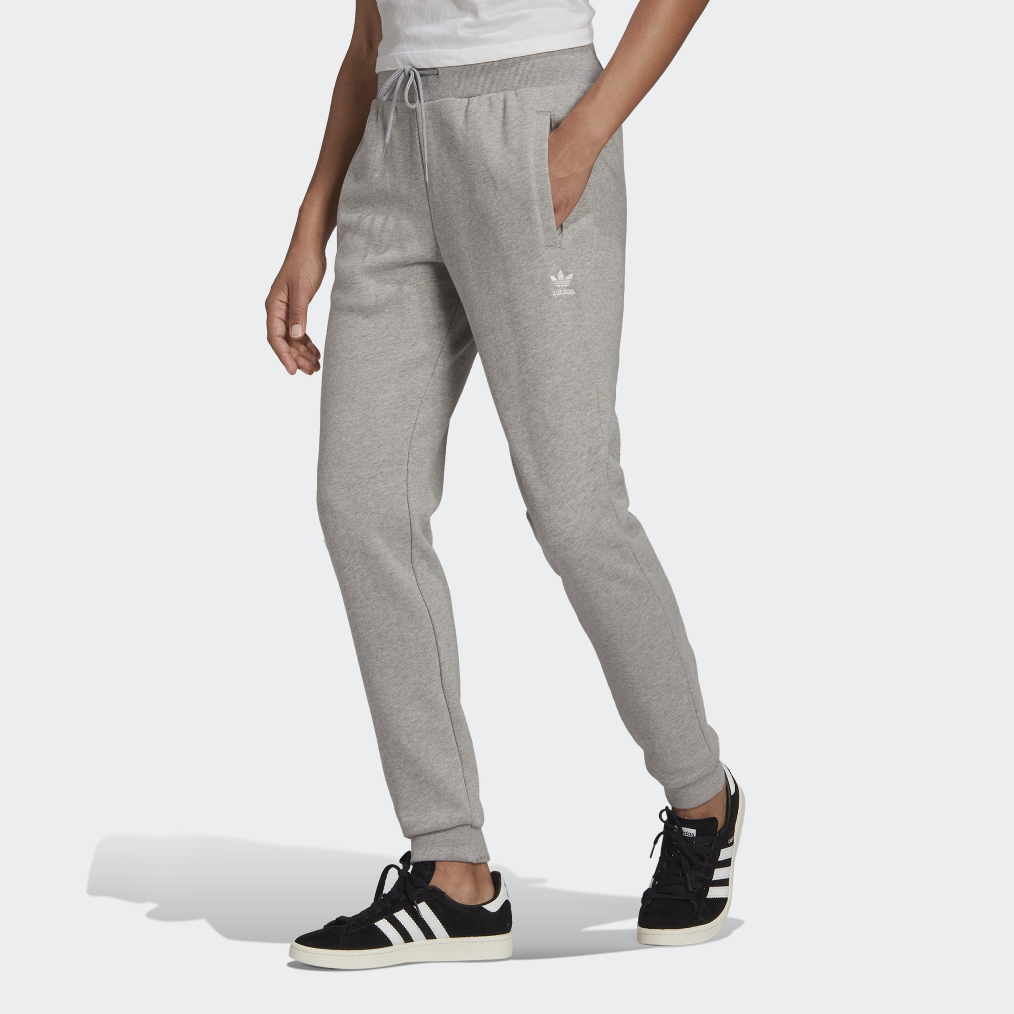 

Спортивные брюки женские Adidas HF7501 серые 34 DE, HF7501