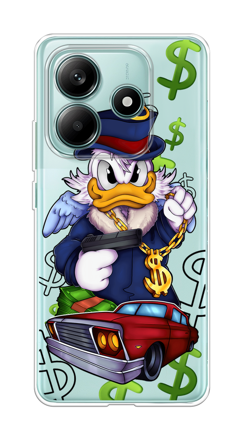 

Чехол на Xiaomi Redmi Note 14 5G Scrooge McDuck with a Gold Chain, Красный;синий;белый, 323850-1