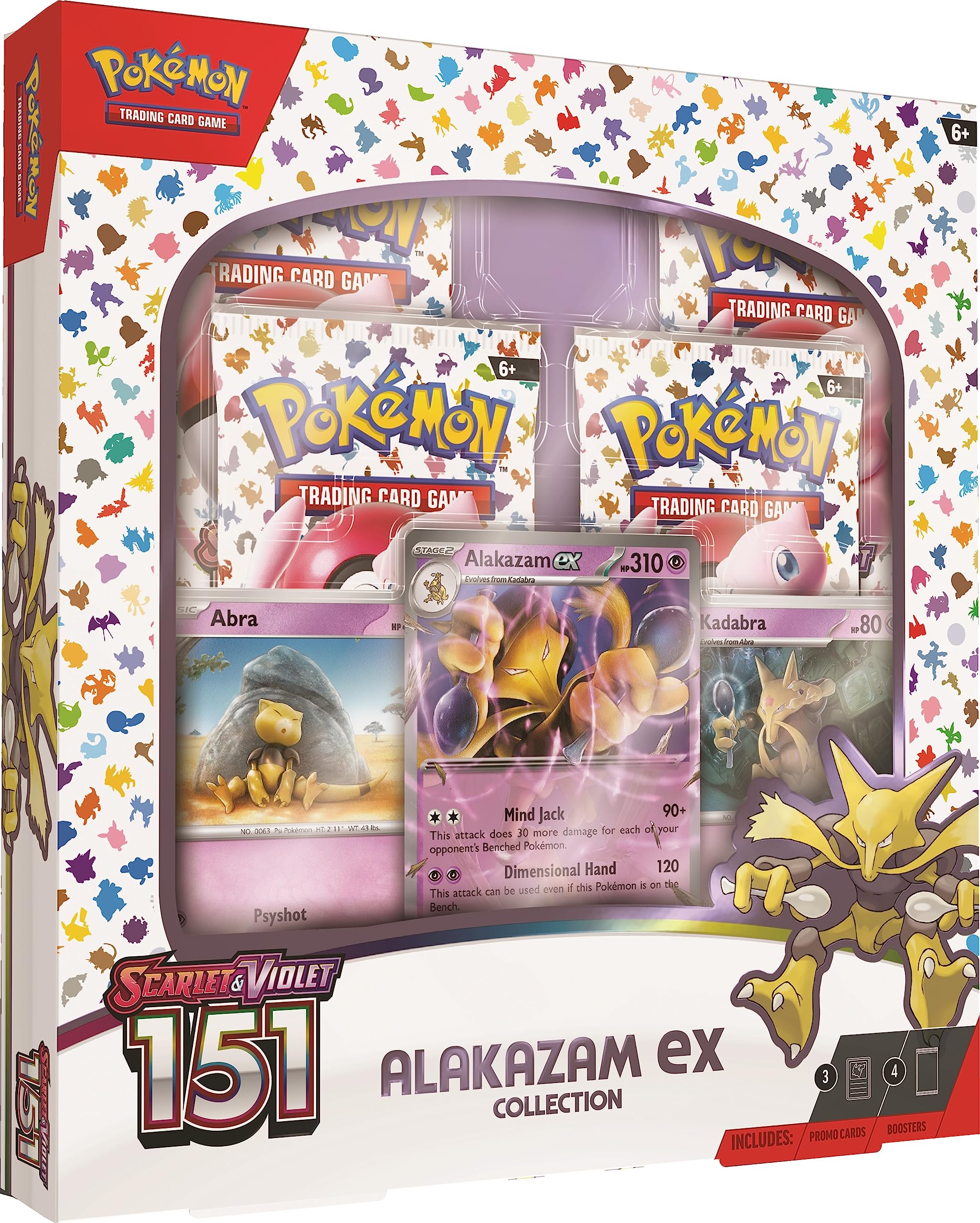 

Набор карточек Pokemon 151 Alakazam EX Collection