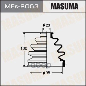 

Пыльник ШРУСа MASUMA MFs-2063 (силикон)