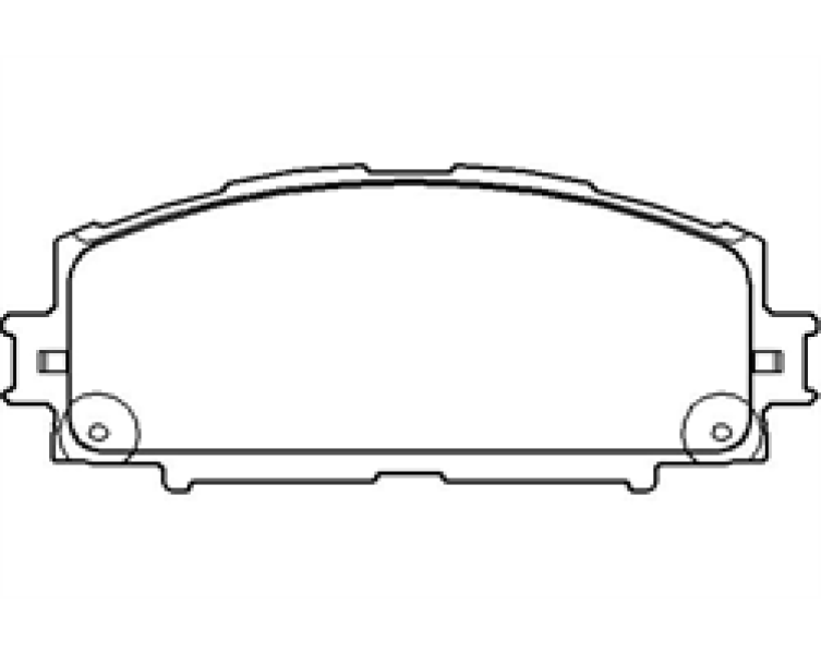 

Колодки тормозные дисковые передн Toyota Yaris 1.0