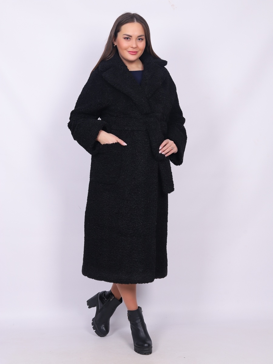 

Пальто женское Louren Wilton К-002-LW черное 50 RU, К-002-LW