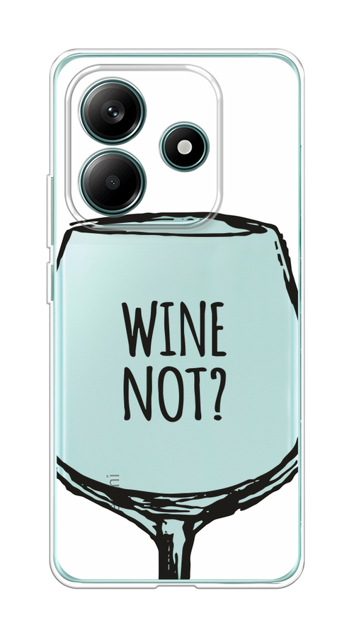 

Чехол на Xiaomi Redmi Note 14 5G Wine not white, Белый, 323850-1