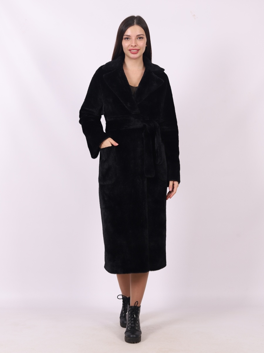 Пальто женское Louren Wilton К-002-LW черное 42 RU