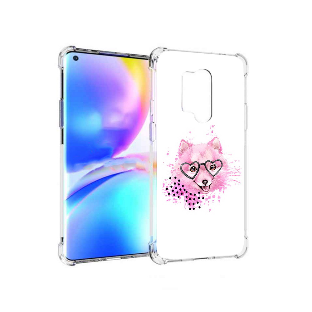 

Чехол MyPads Tocco для OnePlus 8 Pro розовый волченок (PT148281.139.585), Прозрачный, Tocco