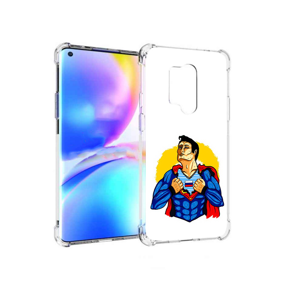 

Чехол MyPads Tocco для OnePlus 8 Pro русский супермен (PT148281.139.591), Прозрачный, Tocco