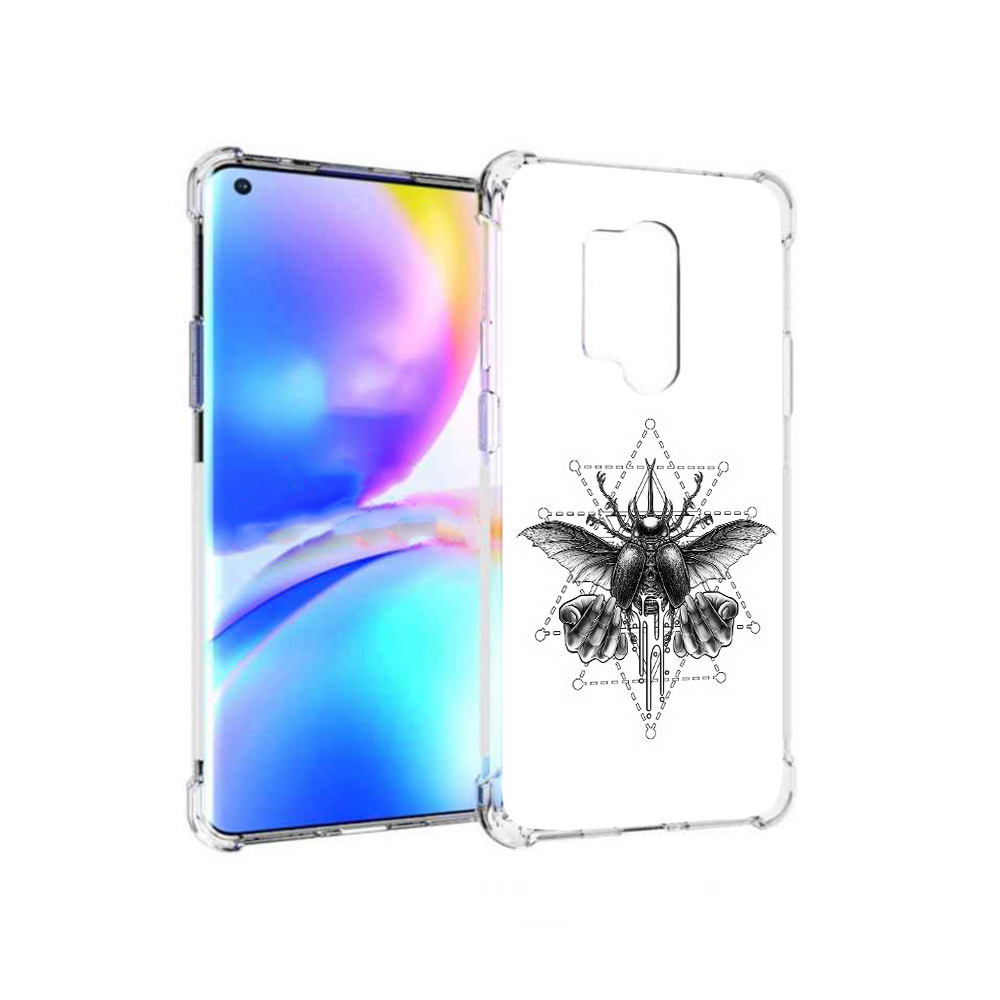 

Чехол MyPads Tocco для OnePlus 8 Pro скарабей (PT148281.139.601), Прозрачный, Tocco