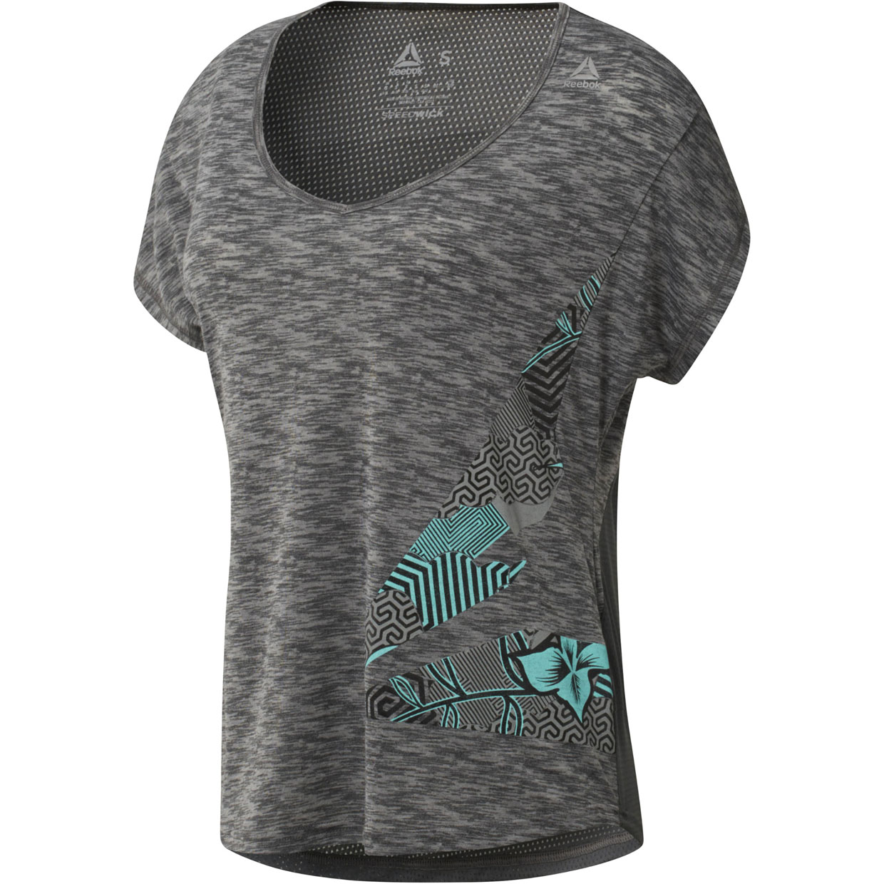 

Футболка женская Reebok CD5707 серая XS, CD5707