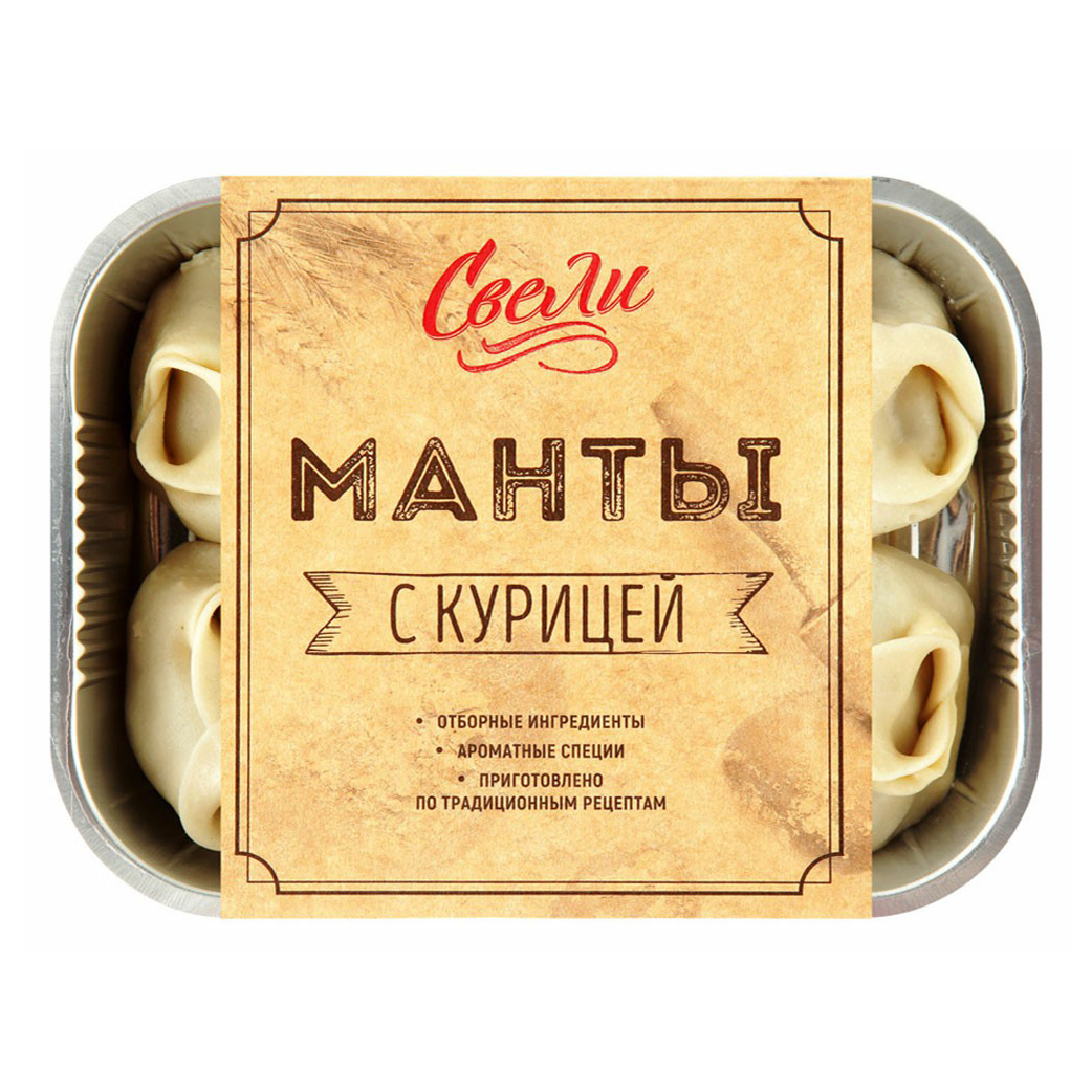 Манты Свели с курицей 260 г