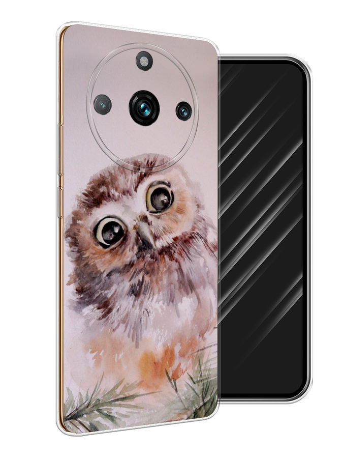 

Чехол Awog на Realme 11 "Сова на розовом", Розовый;коричневый, 2514150-1