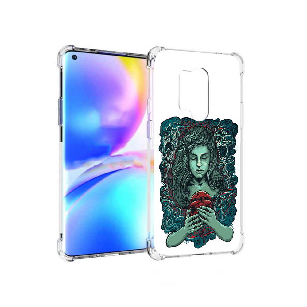 

Чехол MyPads Tocco для OnePlus 8 Pro спящая девушка (PT148281.139.619), Прозрачный, Tocco