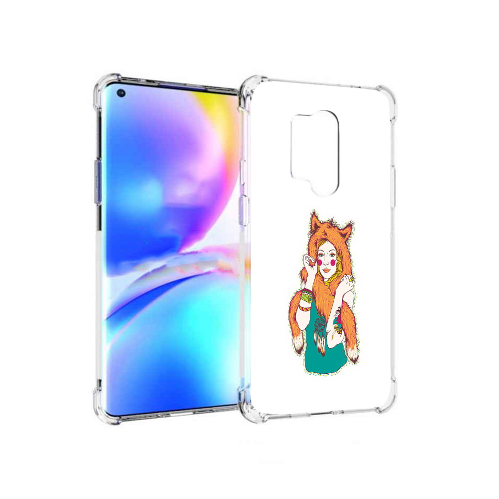 

Чехол MyPads Tocco для OnePlus 8 Pro Девушка лиса (PT148281.139.62), Прозрачный, Tocco
