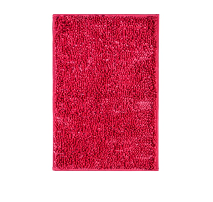Мягкий коврик Bright Colors для ванной комнаты 40х60 см., цвет розовый