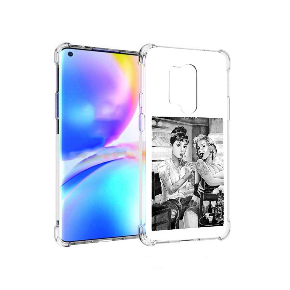 

Чехол MyPads Tocco для OnePlus 8 Pro тату мастер (PT148281.139.637), Прозрачный, Tocco