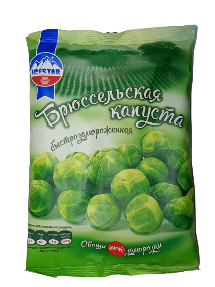 Капуста брюссельская Ice Star быстрозамороженная 0,4 кг