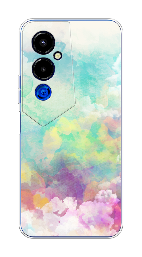 

Чехол на Tecno Pova 4 Pro "Воздушное небо", Белый;голубой;розовый;желтый, 302650-1