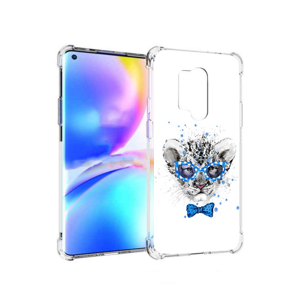 

Чехол MyPads Tocco для OnePlus 8 Pro тигренок с бабочкой (PT148281.139.642), Прозрачный, Tocco