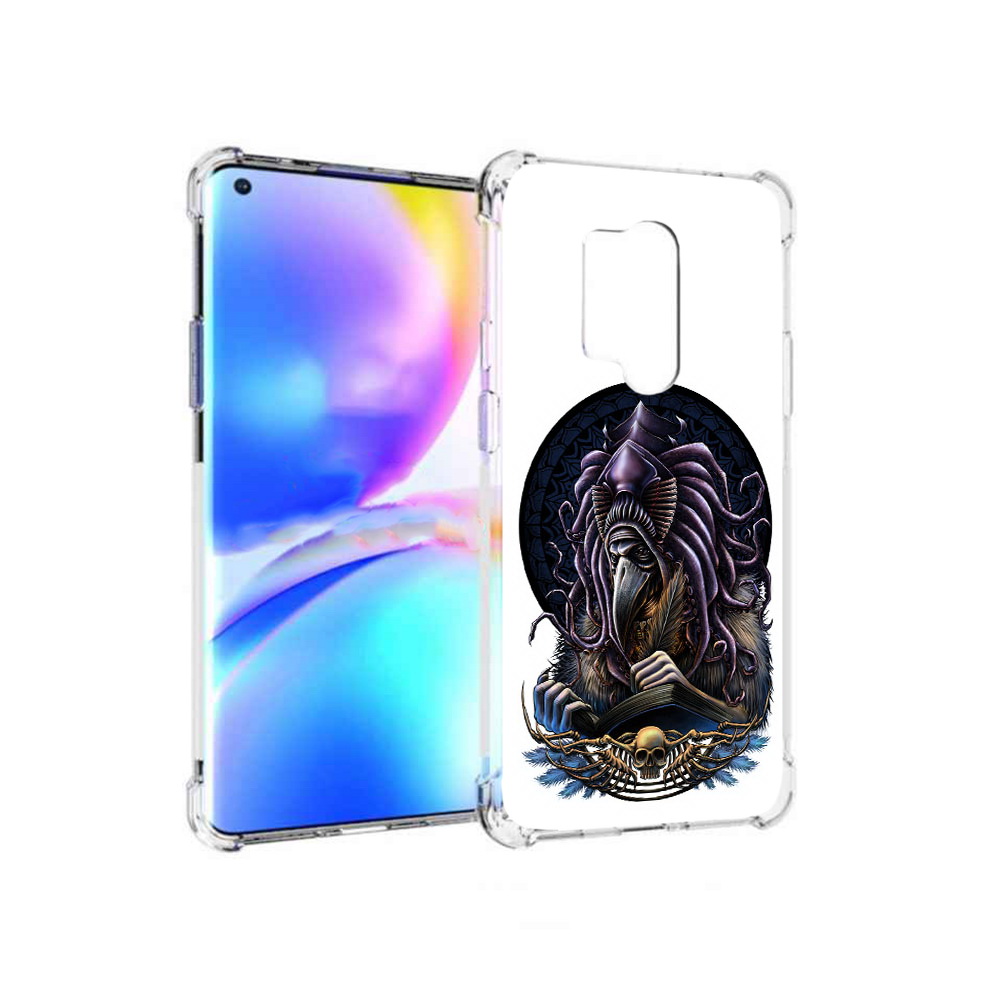 

Чехол MyPads Tocco для OnePlus 8 Pro умный ворон (PT148281.139.650), Прозрачный, Tocco