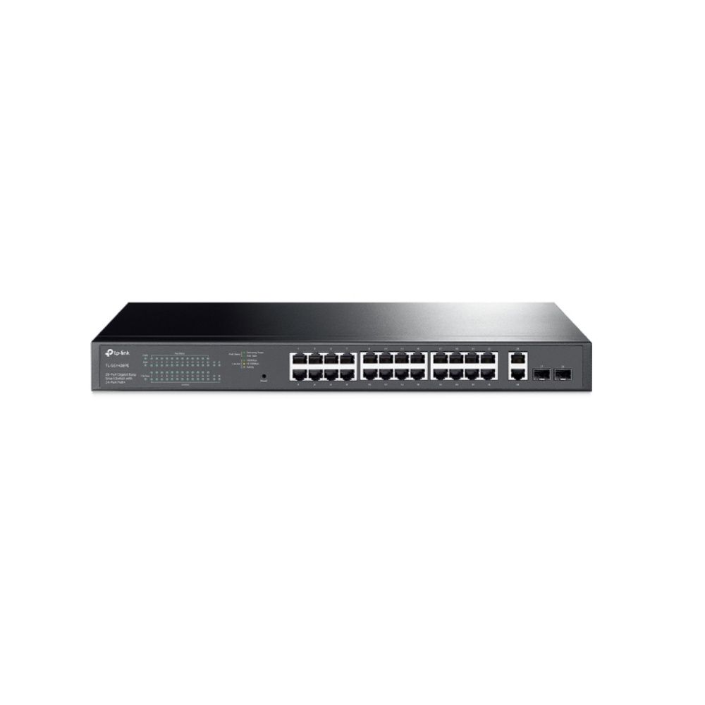 Коммутатор TP-Link TL-SG1428PE black 600008794809