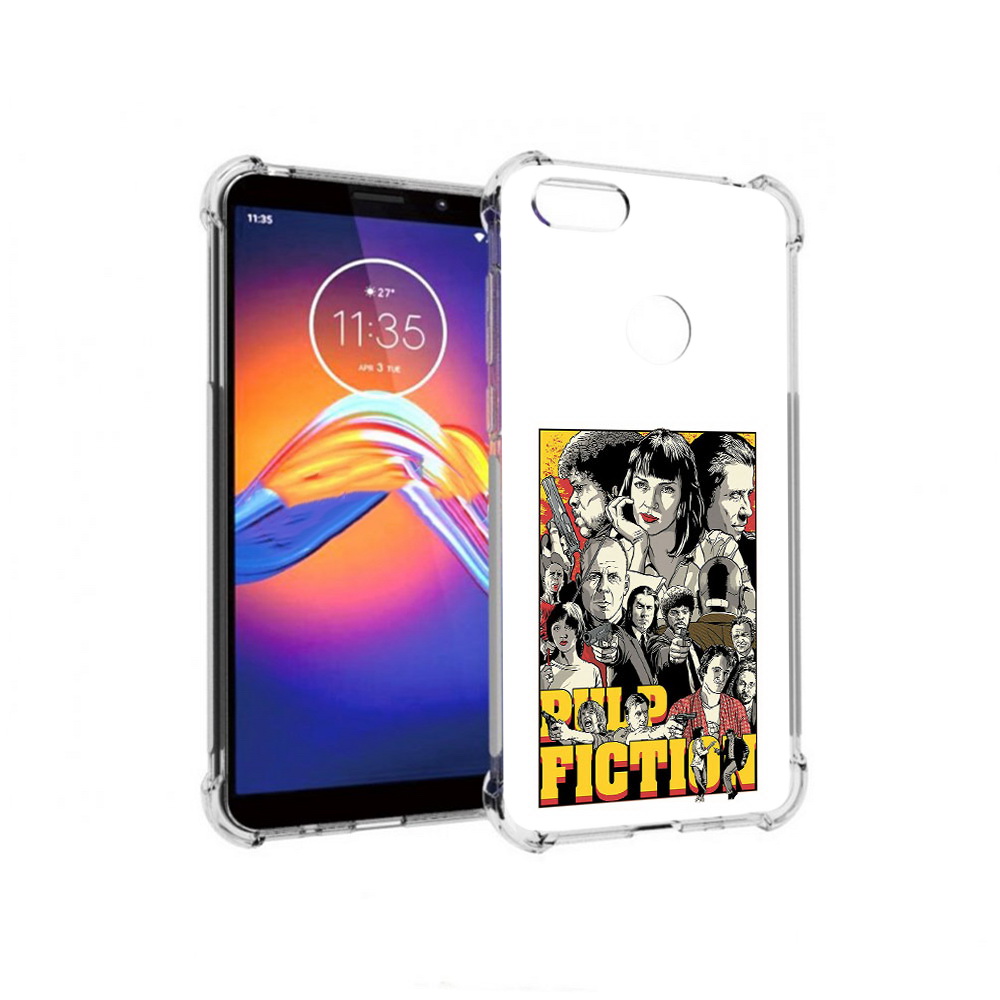 

Чехол MyPads Tocco для Motorola Moto E6 комикс картинка (PT227058.343.390), Прозрачный, Tocco