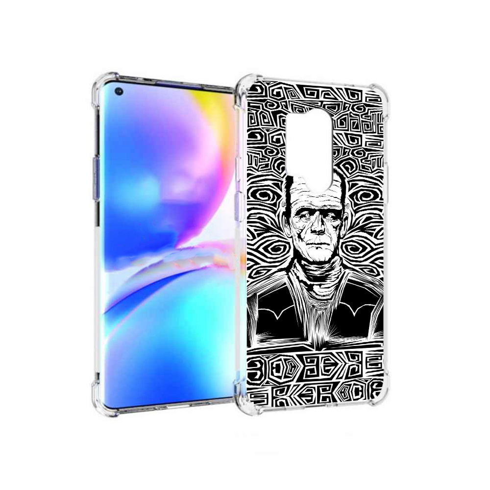 

Чехол MyPads Tocco для OnePlus 8 Pro франкенштейн черно белый (PT148281.139.661), Прозрачный, Tocco