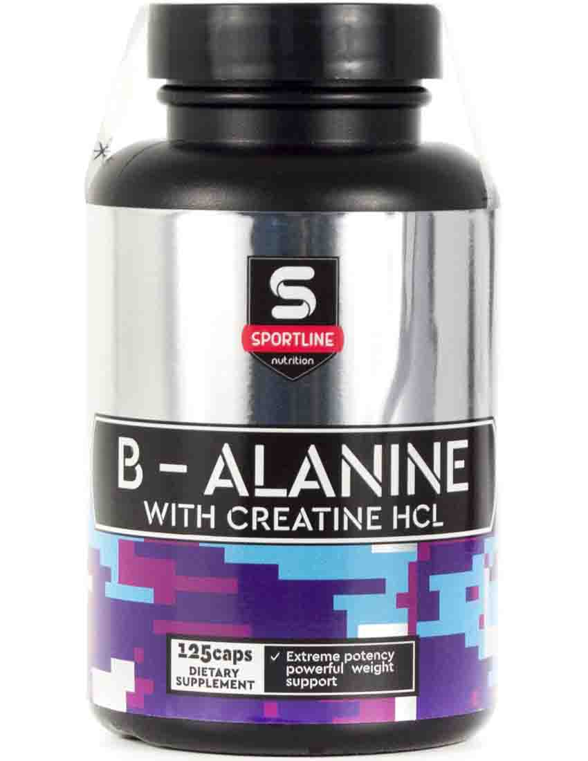 B-Alanine + Creatine HCL Sportline Nutrition 125 капс.