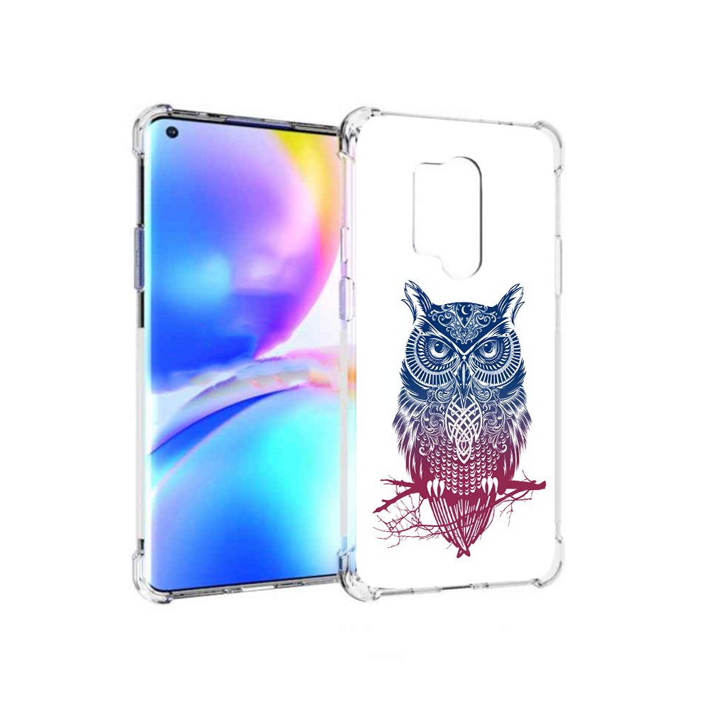 

Чехол MyPads Tocco для OnePlus 8 Pro хиппи сова (PT148281.139.664), Прозрачный, Tocco