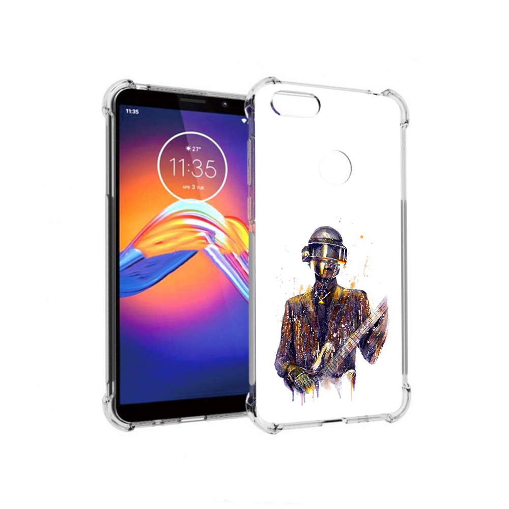 

Чехол MyPads Tocco для Motorola Moto E6 космо-гитарист (PT227058.343.392), Прозрачный, Tocco