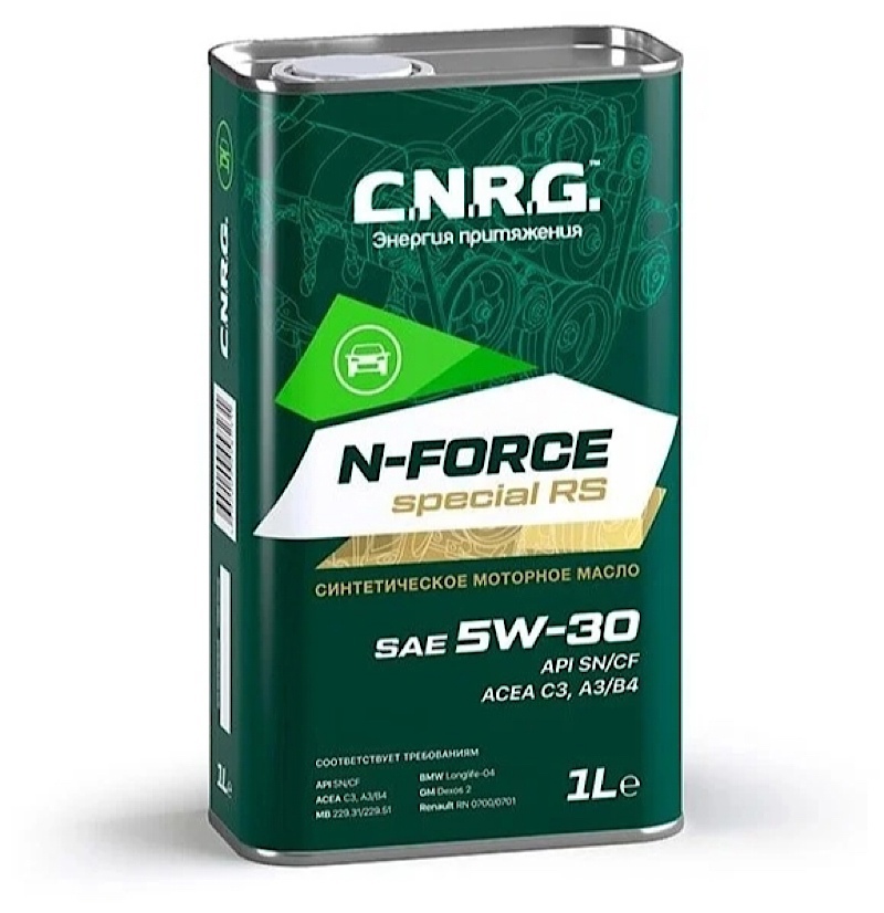 

Масло моторное N-Force Special RS 5W30 SN/CF синт.1л CNRG