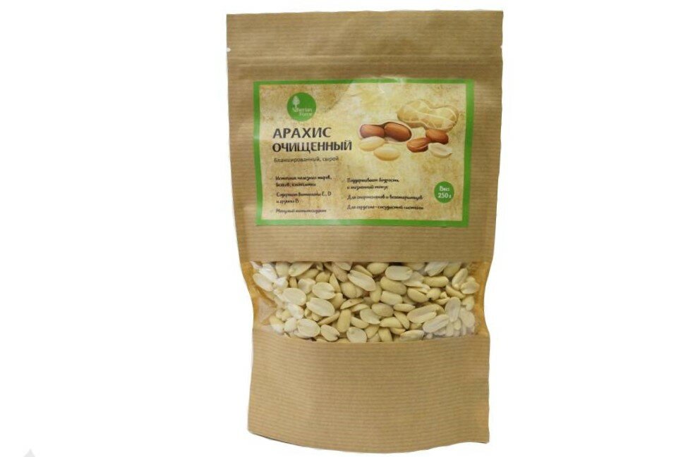 

Арахис сырой бланшированный 250 г