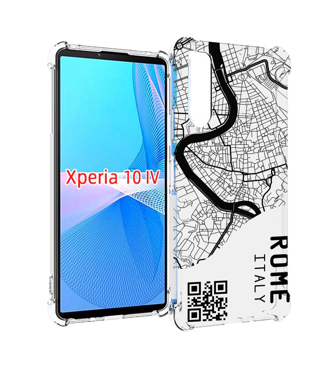 

Чехол MyPads схема-рим для Sony Xperia 10 IV (10-4), Прозрачный, Tocco