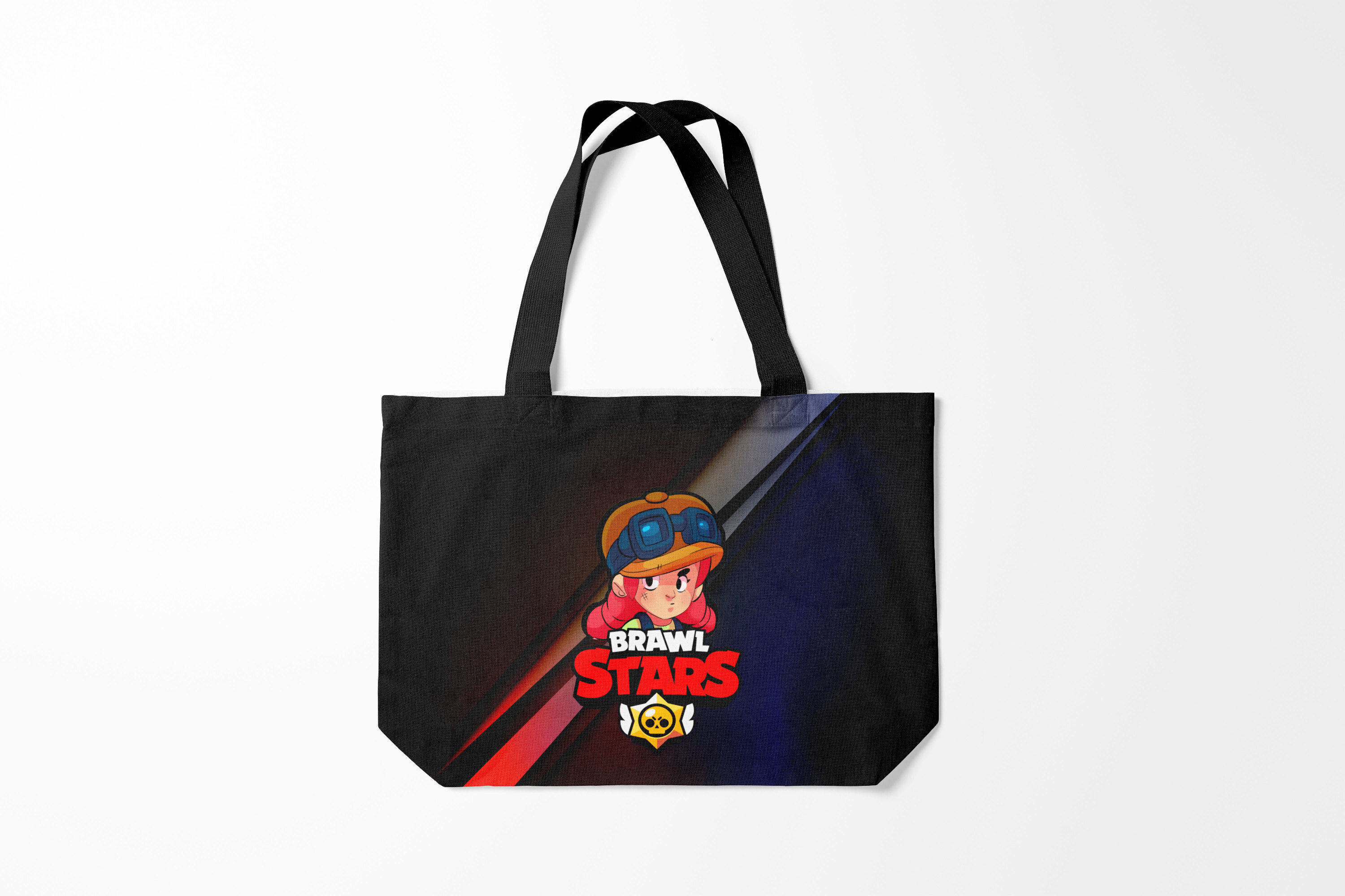 

Сумка шoппер унисекс Burnettie Brawl Stars Jessie, черный, Brawl Stars Jessie