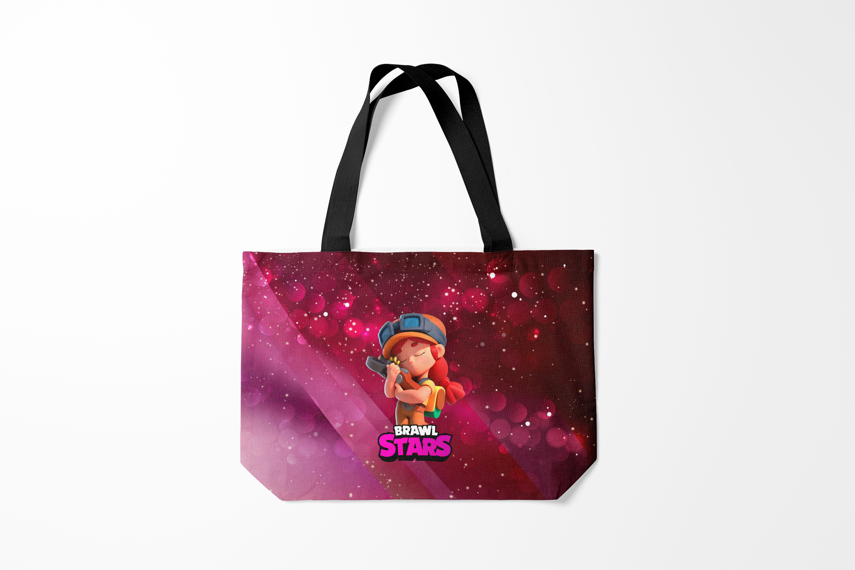 

Сумка шoппер унисекс Burnettie Brawl Stars Jessie, розовый, Brawl Stars Jessie