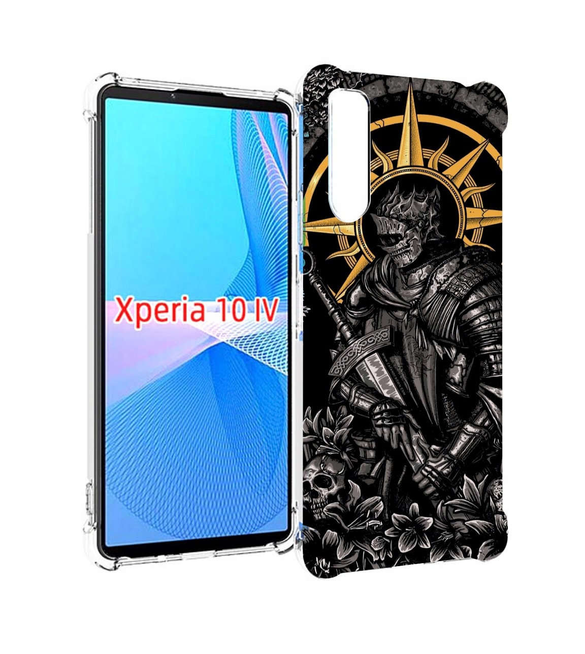 

Чехол MyPads темный железный рыцарь для Sony Xperia 10 IV (10-4), Прозрачный, Tocco