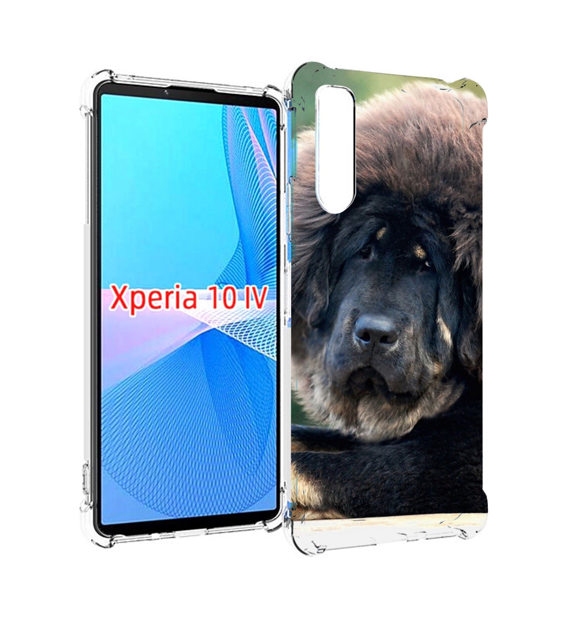 

Чехол MyPads тибетскии мастиф для Sony Xperia 10 IV (10-4), Прозрачный, Tocco