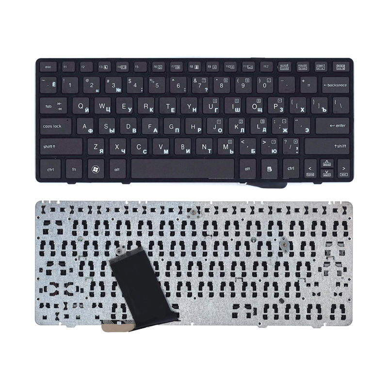 

Клавиатура для ноутбука HP Elitebook 2560P 2570P черная с чёрной рамкой