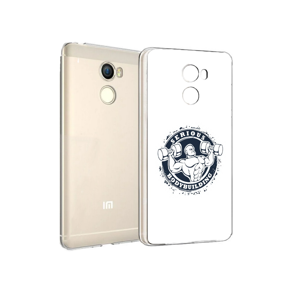 

Чехол MyPads Tocco для Xiaomi Redmi 4 бодибилдинг воля к победе (PT47306.287.231), Прозрачный, Tocco
