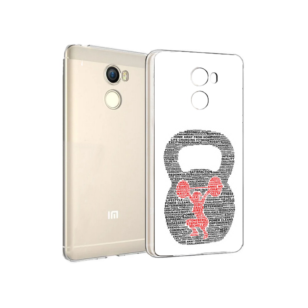 

Чехол MyPads Tocco для Xiaomi Redmi 4 бодибилдинг гиря из слов (PT47306.287.232), Прозрачный, Tocco
