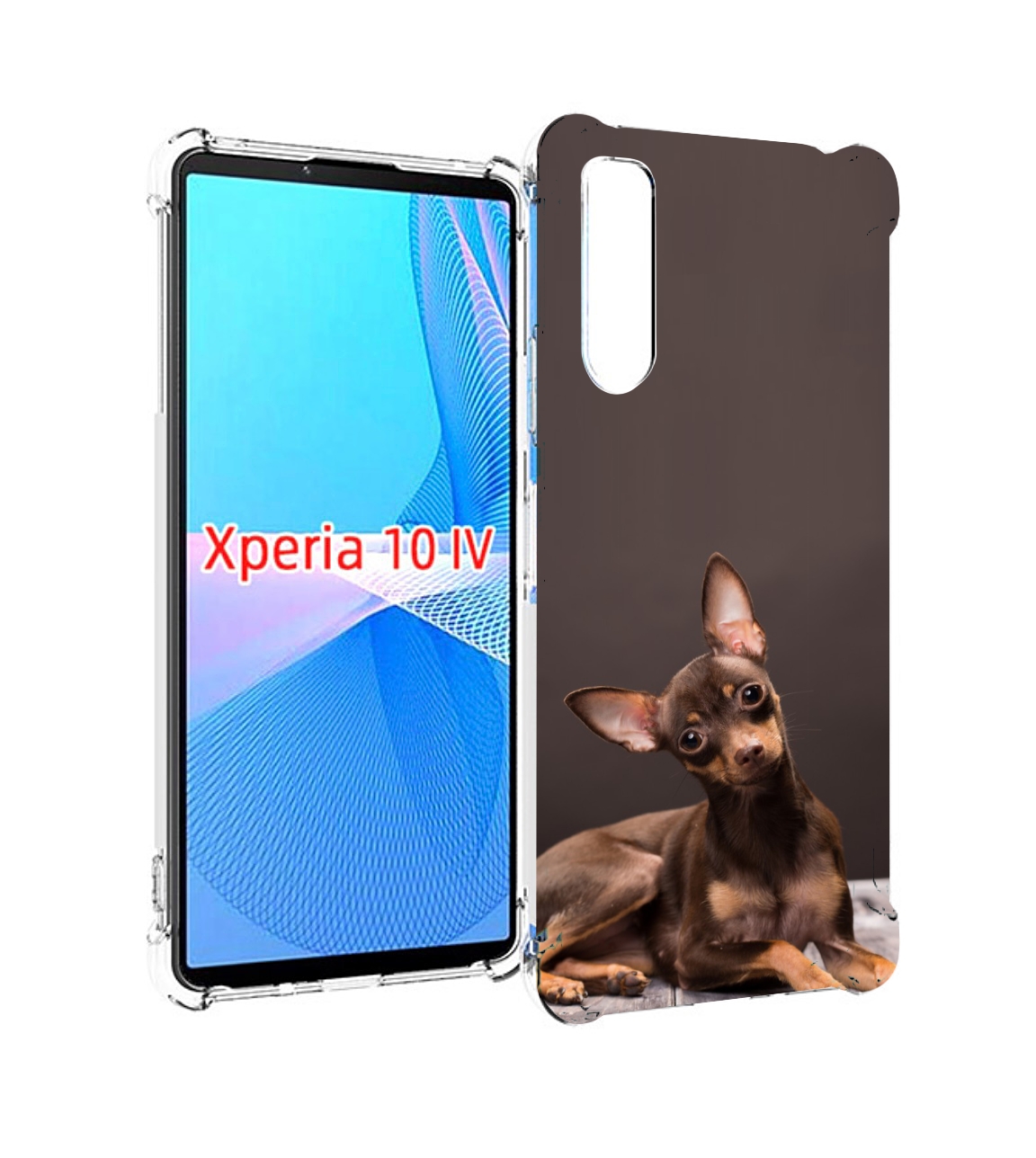 

Чехол MyPads тои терьер для Sony Xperia 10 IV (10-4), Прозрачный, Tocco