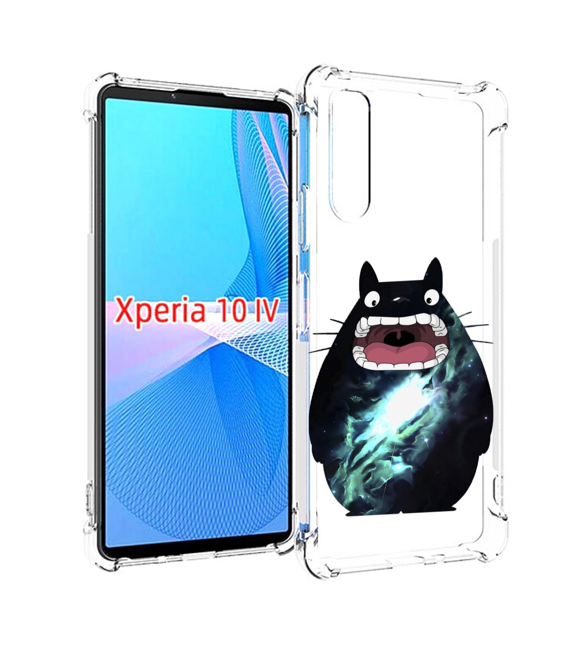 

Чехол MyPads тоторо для Sony Xperia 10 IV (10-4), Прозрачный, Tocco