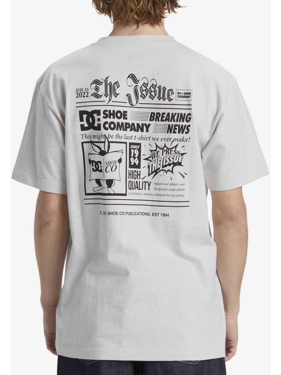

Футболка унисекс DC SHOES DC1210013 белая XL, Белый, DC1210013