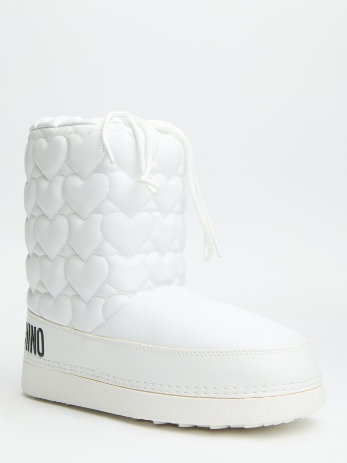 

Дутики женские Love Moschino JA24082G FW24 белые 35-36 EU, Белый, JA24082G FW24