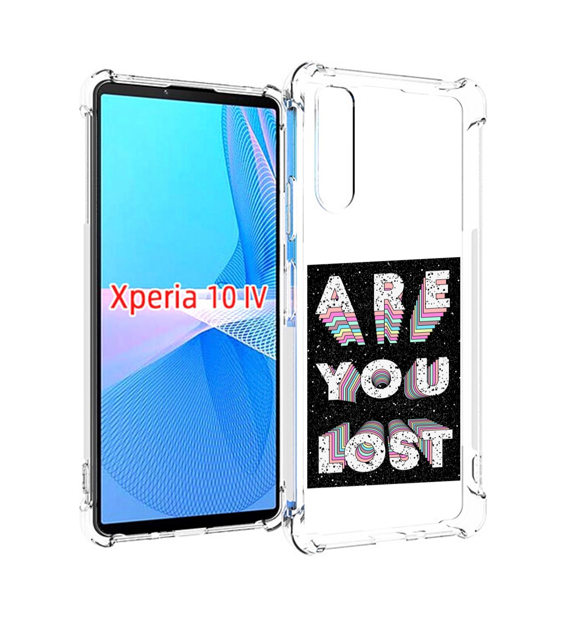 

Чехол MyPads ты пропал для Sony Xperia 10 IV (10-4), Прозрачный, Tocco