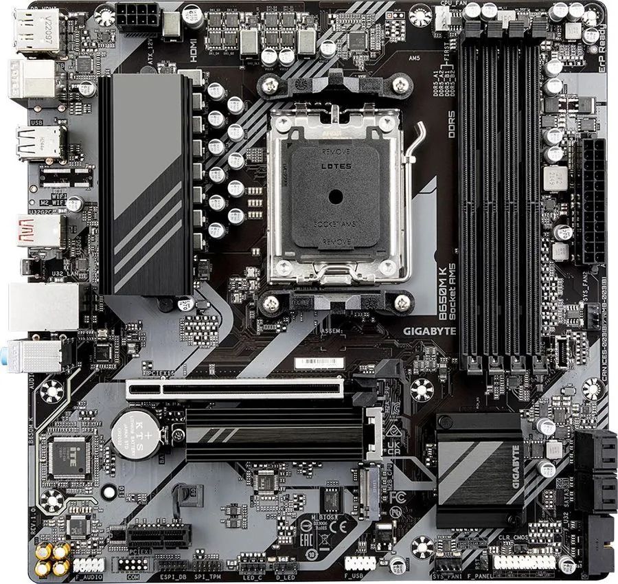 

Материнская плата GIGABYTE B650M K, B650M K