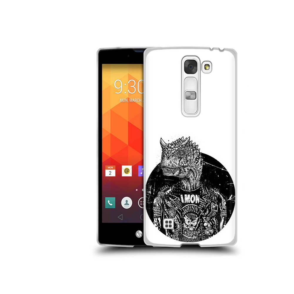 

Чехол MyPads Tocco для LG Magna динозавр в куртке (PT13410.79.328), Прозрачный, Tocco