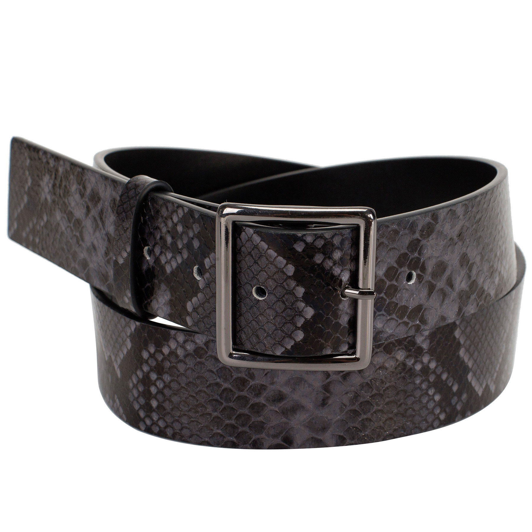

Ремень женский ALLA PUGACHOVA AP32905 серый, 100 см, AP32905 snake grey-20Z