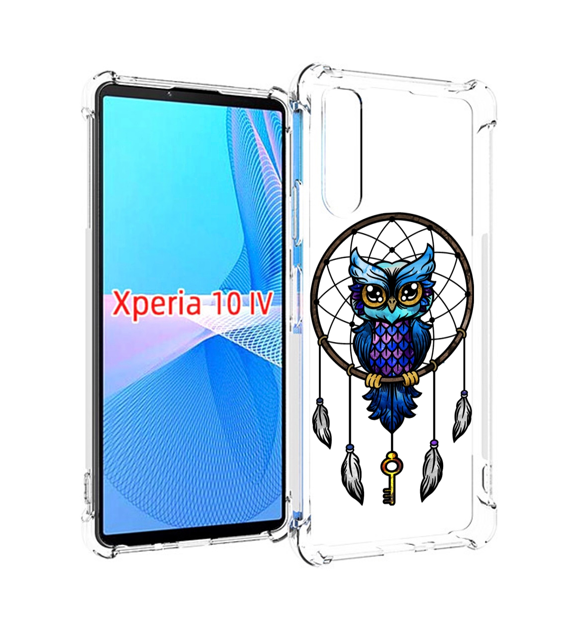 

Чехол MyPads умная-фиолетовая-сова для Sony Xperia 10 IV (10-4), Прозрачный, Tocco