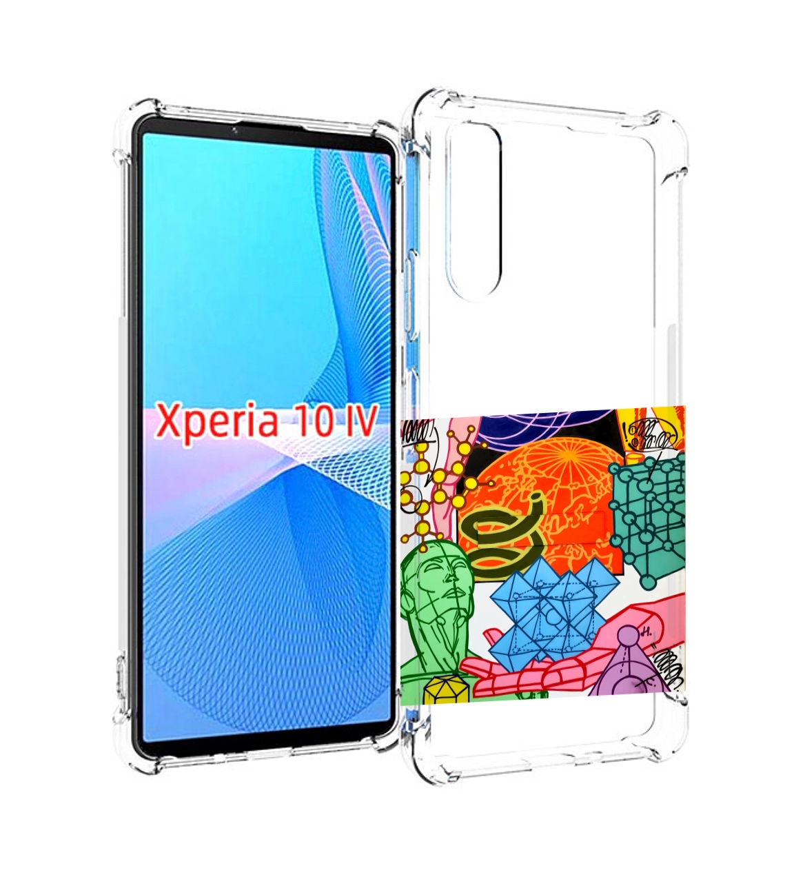 

Чехол MyPads физика-химия для Sony Xperia 10 IV (10-4), Прозрачный, Tocco